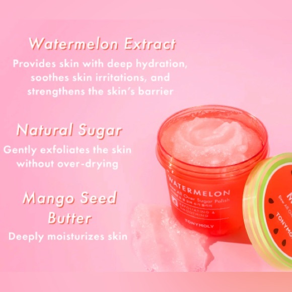 TONYMOLY Watermelon Dew Sugar Polish *NEW* - Picture 7 of 7
